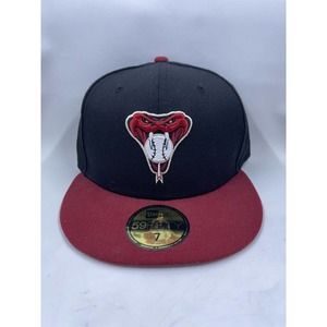 Arizona Diamondbacks Dbacks Graphite Fitted Hat Size 7 New Era 59fifty